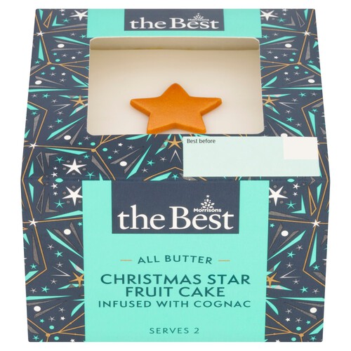 Morrisons The Best All Butter Christmas Star Fruit Cake