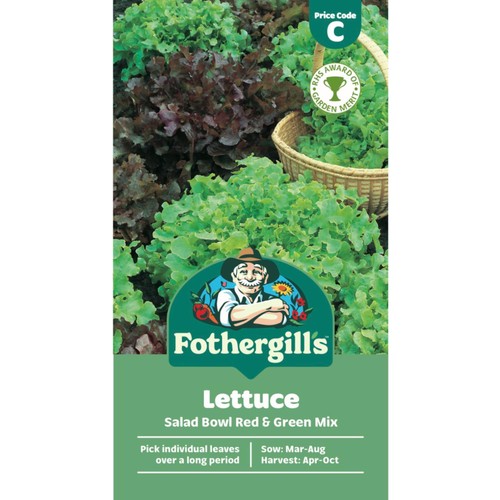 Mr Fothergills Lettuce Salad Bowl Red & Green Mixed Seeds