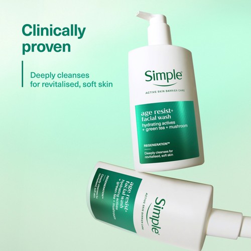 Simple Facial Cleanser Age Resist+ 240 ml