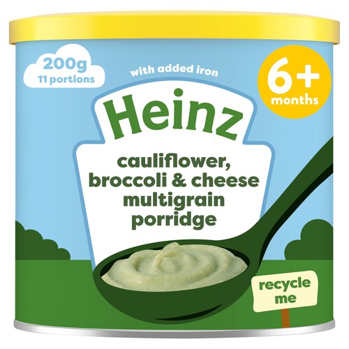 Heinz Multigrain With Cauliflower Broccoli & Cheese 6+ months