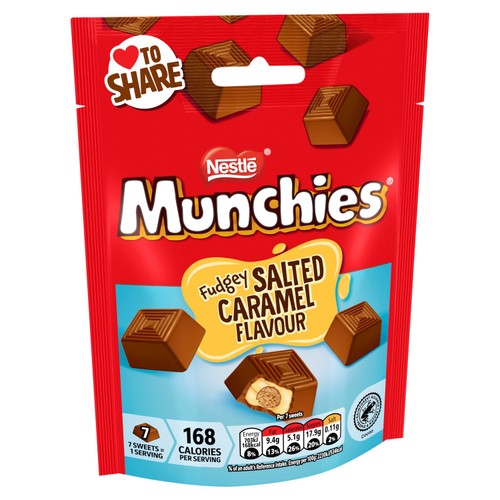 Munchies Salted Caramel Fudge Share Bag 