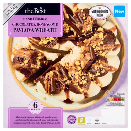 Morrisons The Best Chocolate & Honeycomb Pavlova Wreath 306g