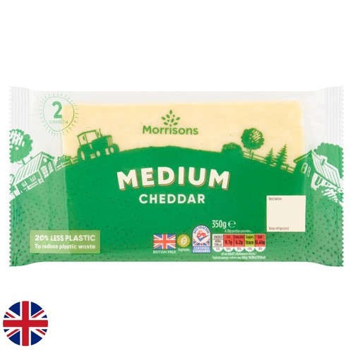Morrisons Medium White Cheddar 