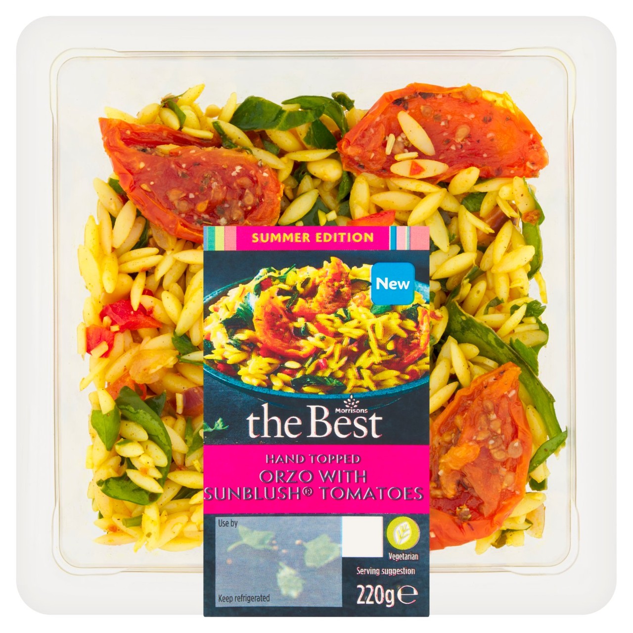 Morrisons The Best Orzo With Sunblush Tomatoes 220g