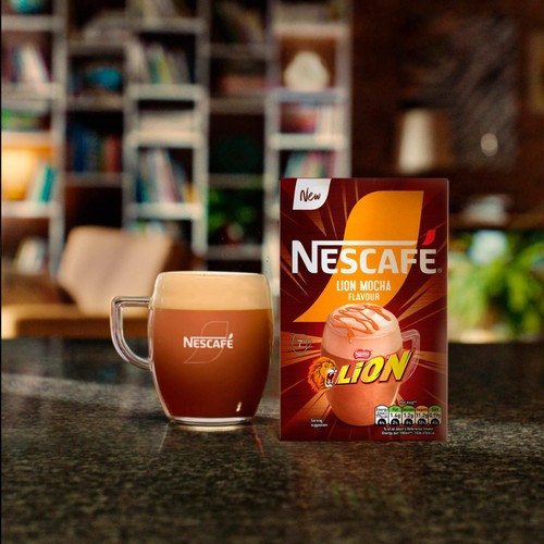 Nescafe Lion Mocha Coffee 7 Sachets 140G