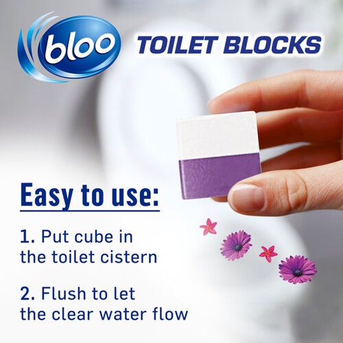 Bloo Toilet Block Flowers 2x50g