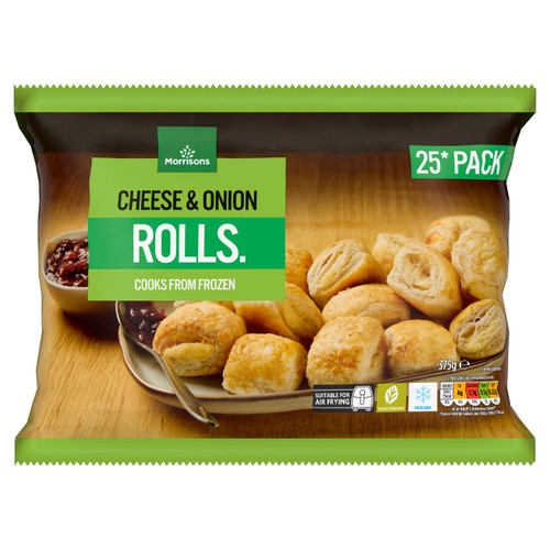 Morrisons 25 Cheese & Onion Rolls 325g