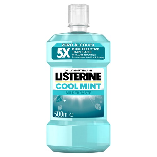 Listerine Cool Mint Milder Taste Mouthwash 