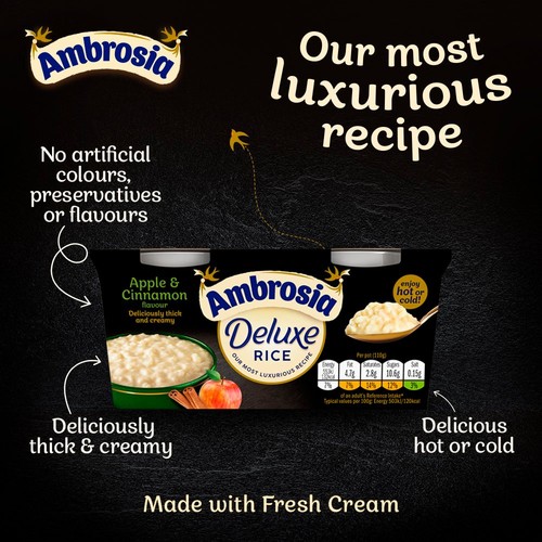 Ambrosia Deluxe Apple & Cinnamon Pot  2 x 110g