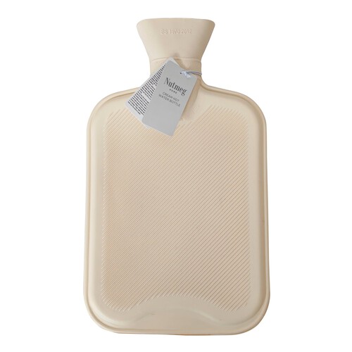 Nutmeg Home Cream Hot Water Bottle