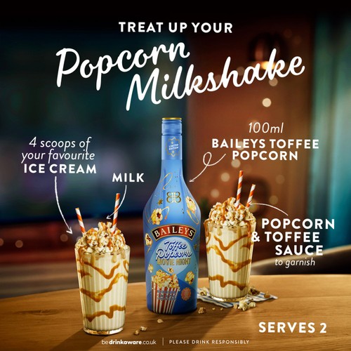 Baileys Toffee Popcorn 70cl