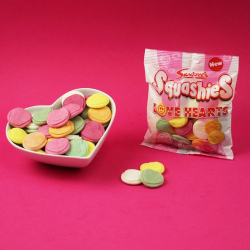 Squashies Love Hearts   120g
