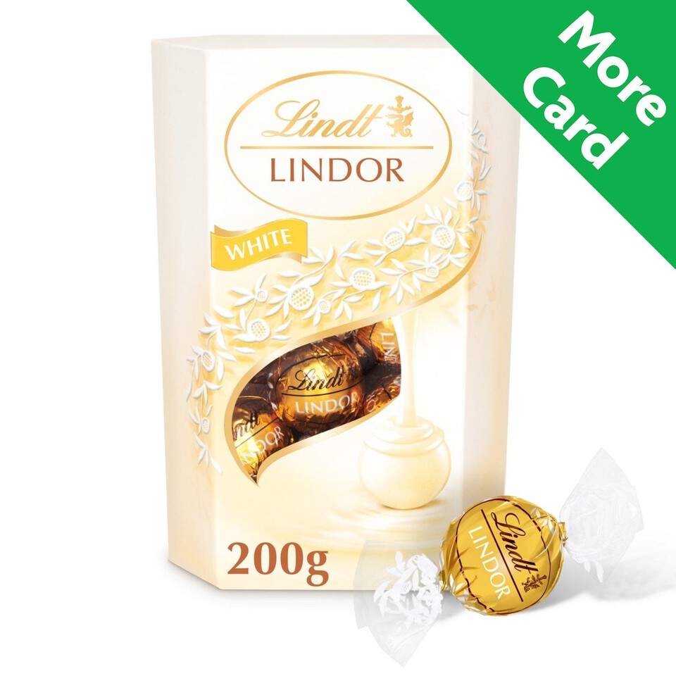 Lindt Lindor White Chocolate Truffles Morrisons Online Groceries & Offers