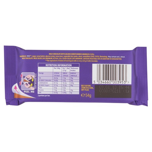 Cadburys Dairy Milk Golden Crisp 54g