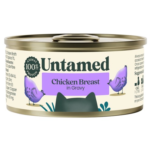 Untamed Chicken In Gravy Cat Food 