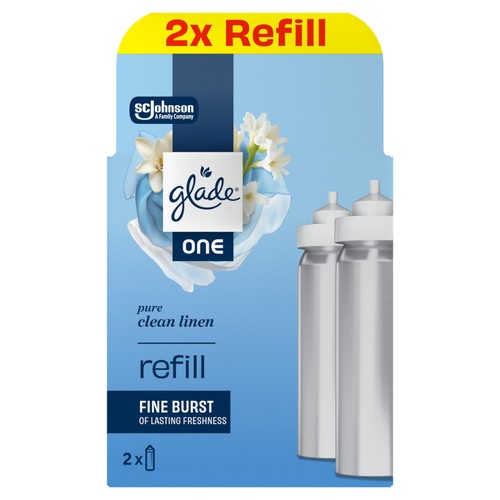 Glade One Refill Pure Clean Linen 2 X 13Ml