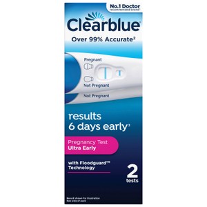 Clearblue Early Detection Pregnancy Test x2