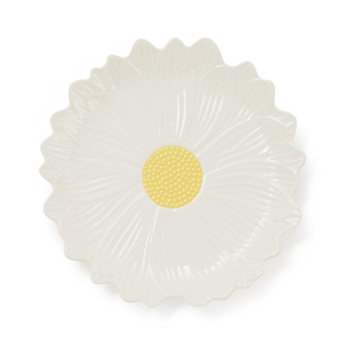 Nutmeg Home Daisy Shape Dinner Plate