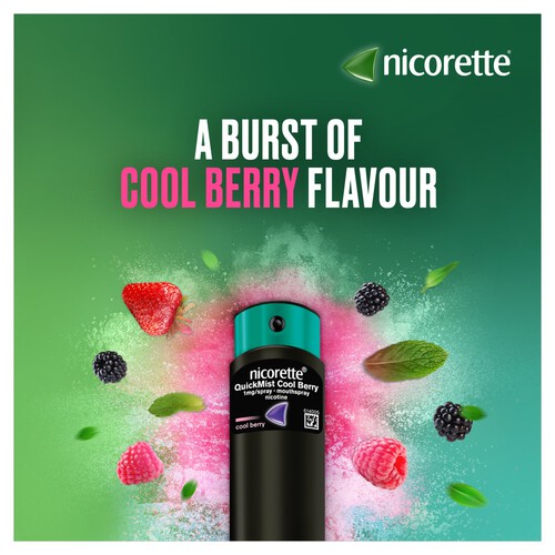 Nicorette QuickMist Cool Berry Mouthspray  (Stop Smoking Aid)