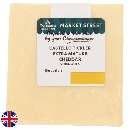 Morrisons British Castello Tickler Extra Mature Cheddar