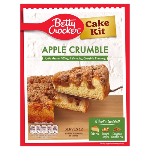 Betty Crocker Apple Crumble Cake Kit 388g