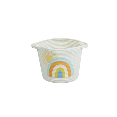 Nutmeg Kids Storage Basket Rainbow