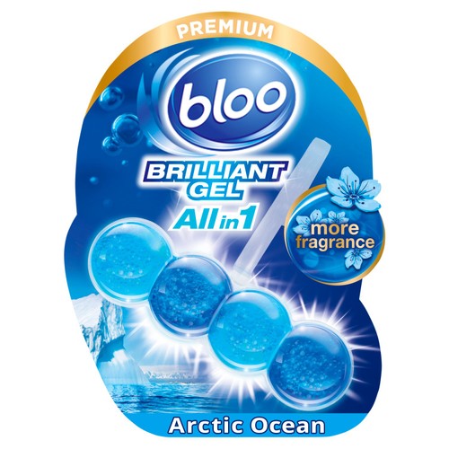 Bloo Brilliant Gel Arctic Ocean Toilet Rim Block