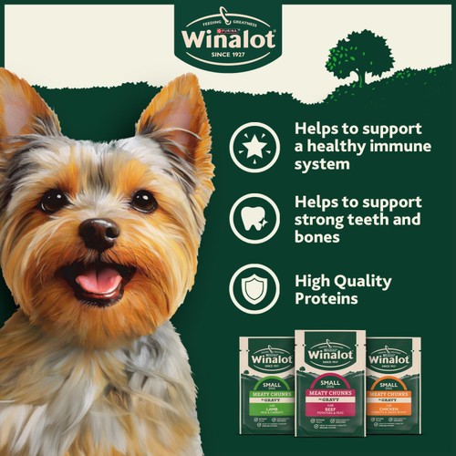Winalot Meaty Chunks Small Dog Mixed In Gravy Dog Food