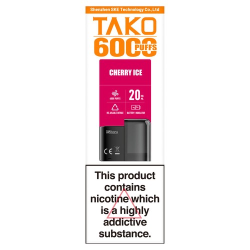 Sikary SP6000 Replacement Pods Cherry Ice 20mg