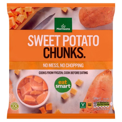 Morrisons Sweet Potato Chunks  500g