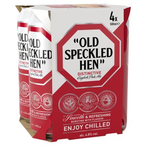 Old Speckled Hen Cans
