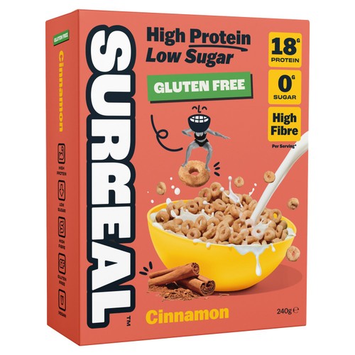Surreal High Protein Low Sugar Cinnamon Cereal 240g