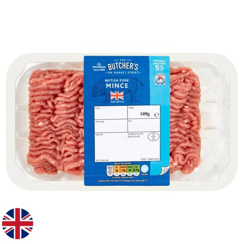 Morrisons British Pork Mince 5% Fat 500g