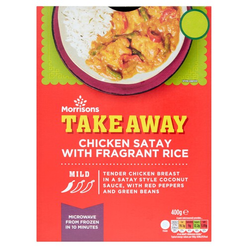 Morrisons Takeaway Satay Chicken With Fragrant Rice