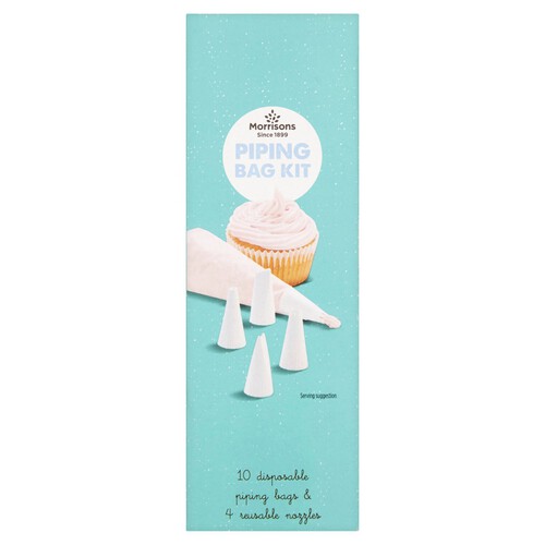 Morrisons Piping Bag & Nozzle Set 14 piece