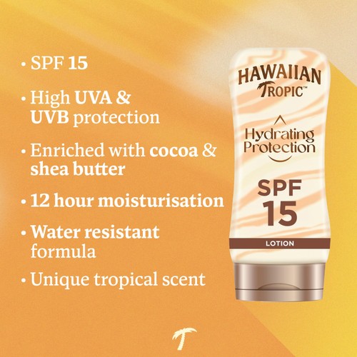 Hawaiian Tropic Sun Hydrate Lotion SPF 15