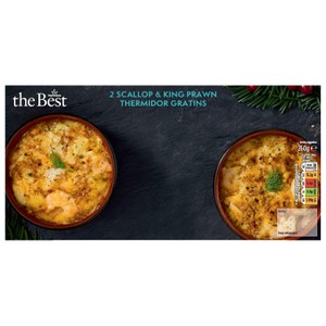Morrisons The Best 2 Cornish Scallop & Prawn Thermidor Gratin 240g