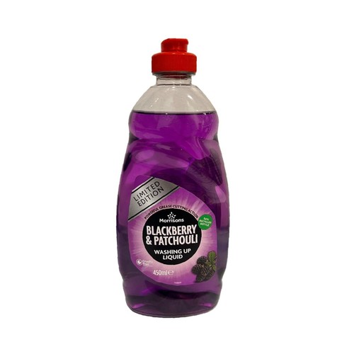 Morrisons Limited Edition Blackberry & Patchouli Washing Up Liquid 450ml