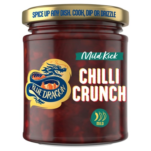 Blue Dragon Mild Kick Chilli Crunch 180g