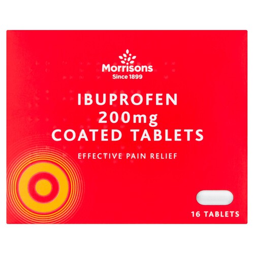 Morrisons Ibuprofen 200mg Caplets