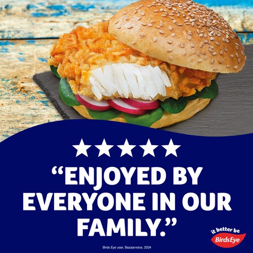 Birds Eye 2 Crispy Hash Brown Fish Burgers 