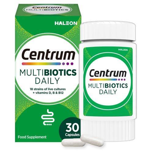Centrum Daily Probiotics & Vitamin Supplement 30 Capsules