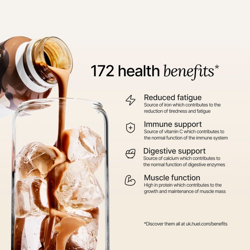 Huel Chocolate Flavour Ready-To-Drink Complete Meal 500ml