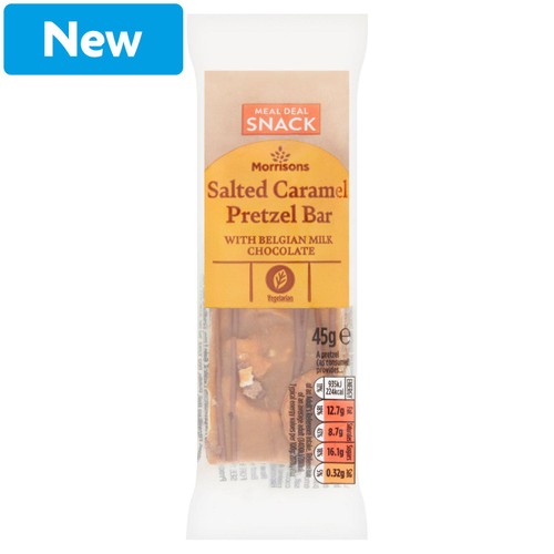 Morrisons Salted Caramel Pretzel With Belgian Milk Chocolate 