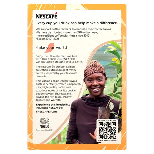 Nescafe Vanilla Cookie Dough Latte Coffee  7x133g Sachets