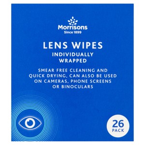 Morrisons Lens Wipes 26 Pack