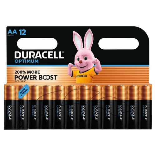 Duracell Optimum AA Alkaline Batteries LR6