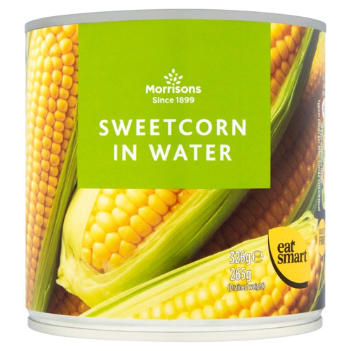 Morrisons sweetcorn in water