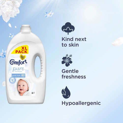 Comfort Fabric Conditioner Pure Sensitive Skin 80 Washes