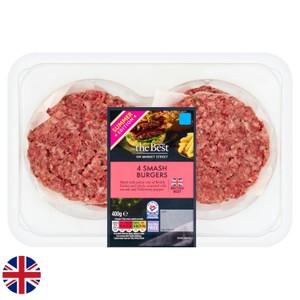 Morrisons British Lamb Burgers 4 Pack 400g